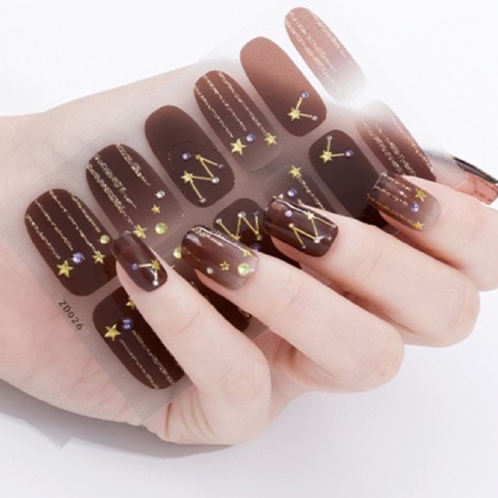 Fashion stars nail wraps/ nail stickers